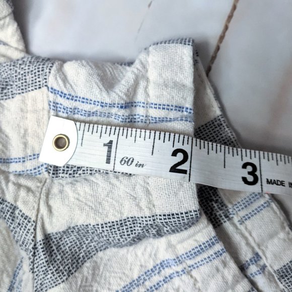 Mossimo Blue Striped Low Rise Short Shorts - Picture 6 of 6